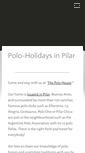 Mobile Screenshot of polo-in-pilar.com
